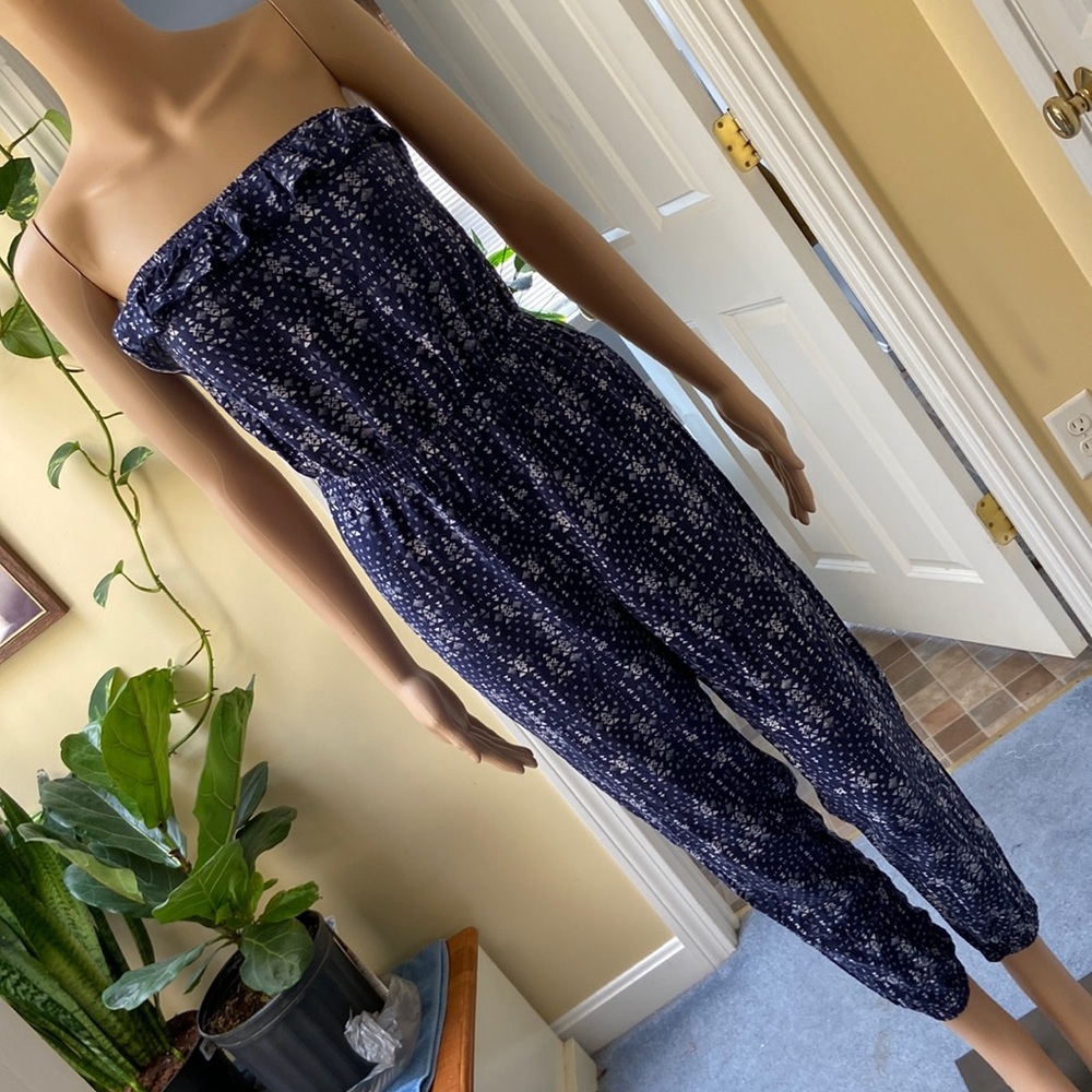 Hollister Strapless Jumpsuit size Medium